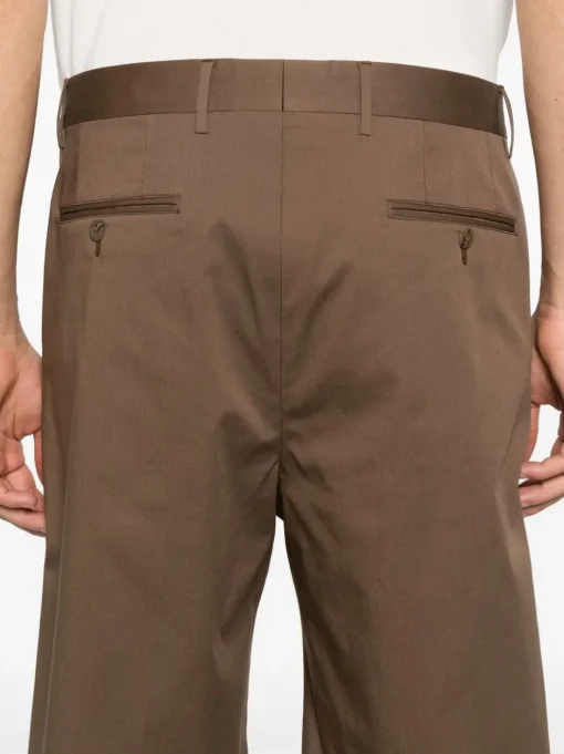 CORNELIANI Chino corti con pieghe