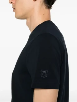 CORNELIANI T-shirt con logo ricamato