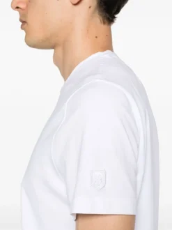 CORNELIANI T-shirt con logo ricamato