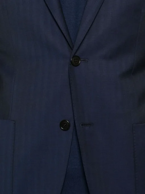 CORNELIANI Completo a righe jacquard