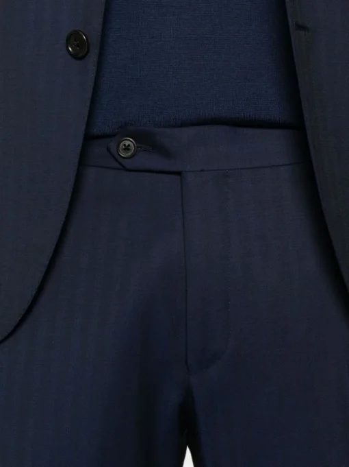 CORNELIANI Completo a righe jacquard