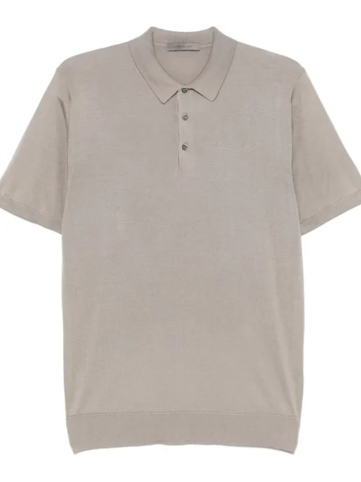 CORNELIANI Fine-knit polo shirt