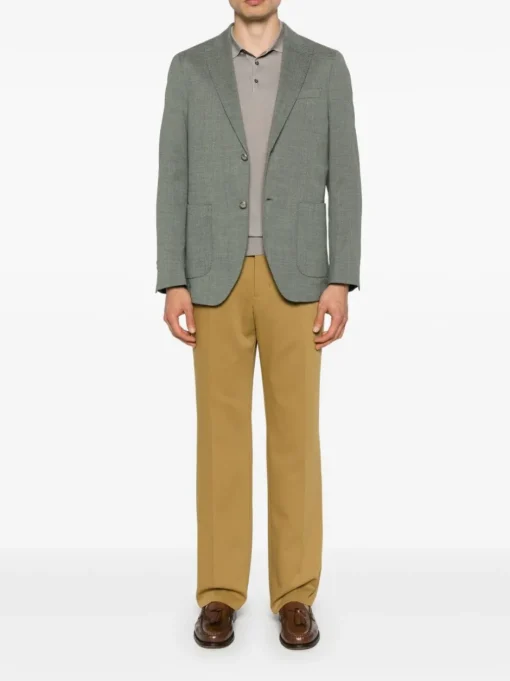 CORNELIANI Fine-knit polo shirt