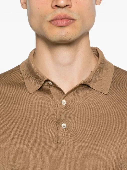 CORNELIANI Cornelians Fine-knit polo shirt