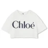 Kids CHLOE KIDS Cropped T-shirt with print