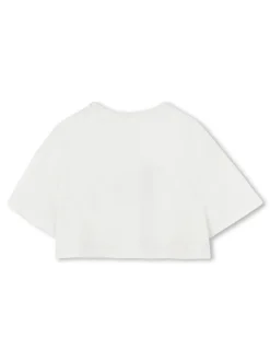 Kids CHLOE KIDS Cropped T-shirt with print