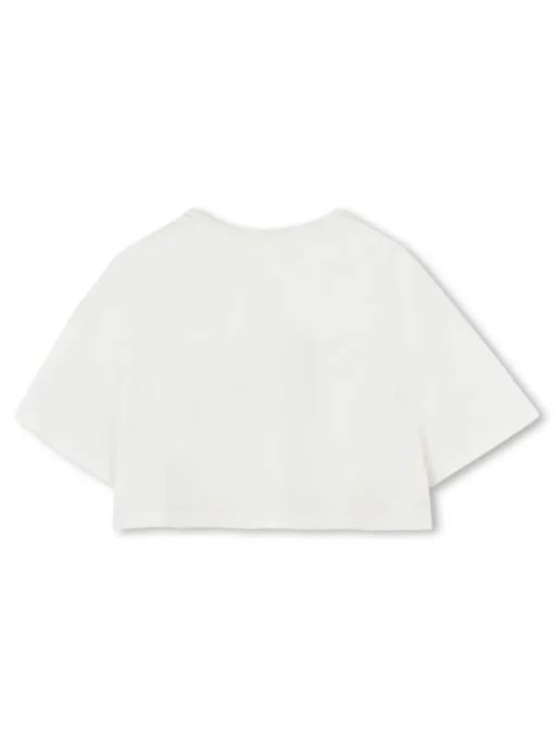 Kids CHLOE KIDS Cropped T-shirt with print