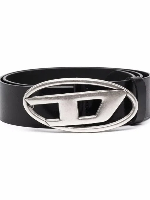 DIESEL 1DR belt with logo buckle