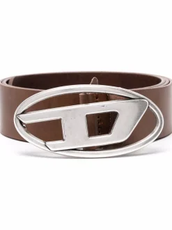 DIESEL 1DR belt with logo buckle
