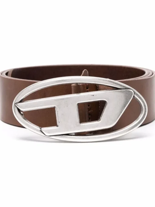 DIESEL 1DR belt with logo buckle