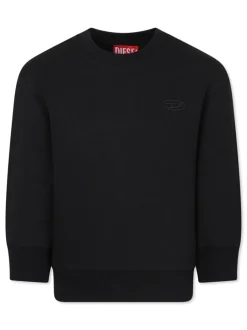Kids/BOY DIESEL KIDS Sweatshirt with Oval D embroidery