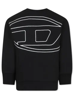 Kids/BOY DIESEL KIDS Sweatshirt with Oval D embroidery