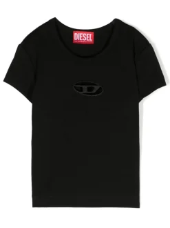 Kids DIESEL KIDS Tangie Oval D T-shirt with logo