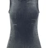 DIESEL Ribbed knit top