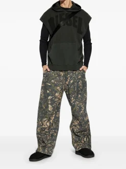 DIESEL S-BOXT-SL-Mesh Hoodie