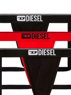 DIESEL Set of 3 jockstraps with logo on the waist