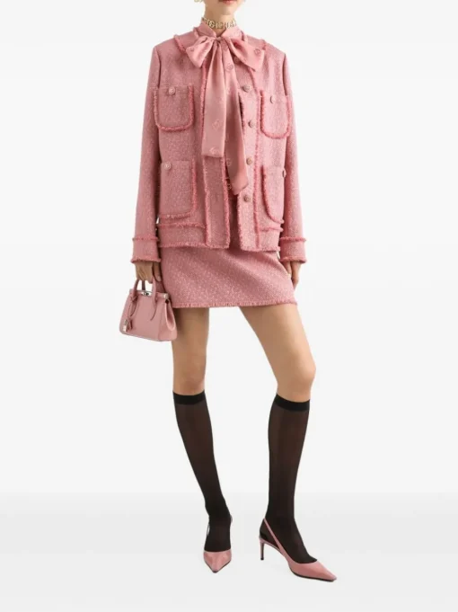 DOLCE & GABBANA DG devorè logo silk shirt: