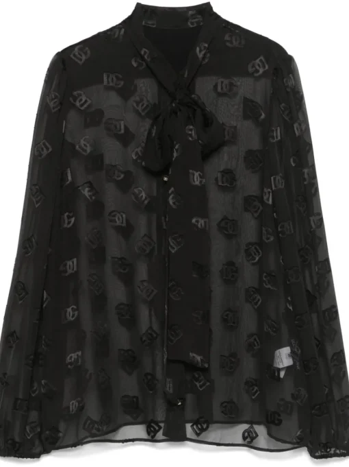 DOLCE & GABBANA Shirt with devoré logo