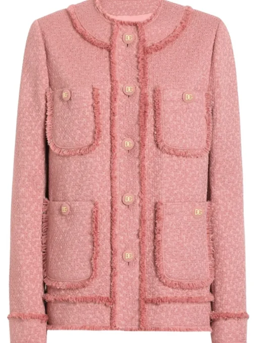 DOLCE & GABBANA Single-breasted tweed jacket