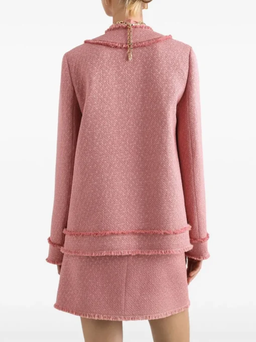 DOLCE & GABBANA Single-breasted tweed jacket