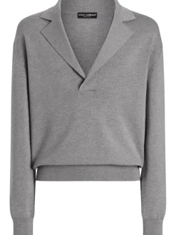DOLCE & GABBANA Sweater with classic lapels