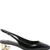 DOLCE & GABBANA Dolce&Gabbana patent leather slingback
