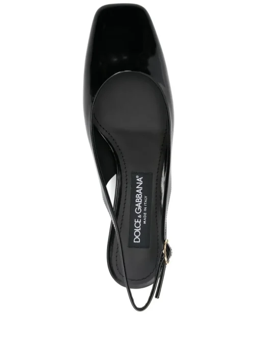 DOLCE & GABBANA Dolce&Gabbana patent leather slingback