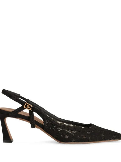 DOLCE & GABBANA Dolce&Gabbana Lace pumps with 60mm back strap