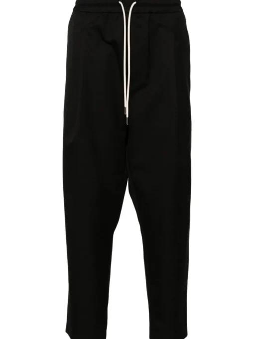 DROLE DE MONSIEUR Drôle De Monsieur Cropped trousers with drawstring