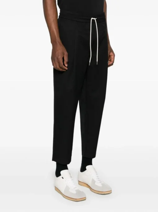 DROLE DE MONSIEUR Drôle De Monsieur Cropped trousers with drawstring