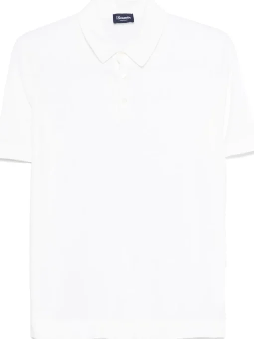 DRUMOHR Lightweight knitted polo shirt