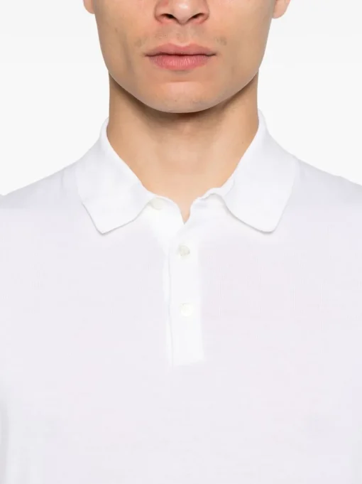 DRUMOHR Lightweight knitted polo shirt