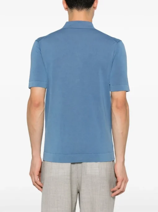 DRUMOHR Lightweight knitted polo shirt