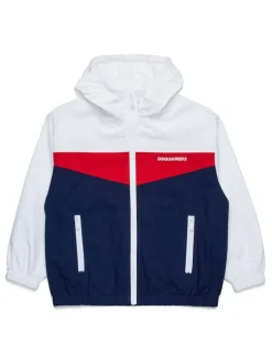 Kids DSQUARED KIDS DSQUARED2 KIDS Bomber jacket with color-block design