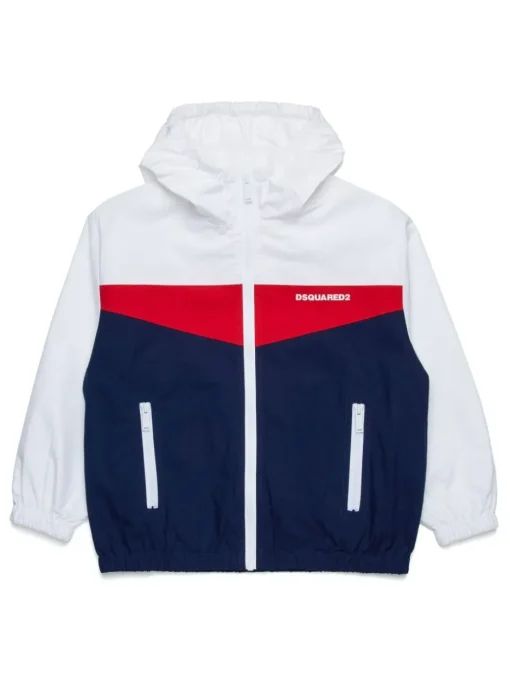 Kids DSQUARED KIDS DSQUARED2 KIDS Bomber jacket with color-block design