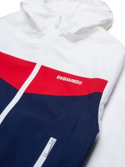 Kids DSQUARED KIDS DSQUARED2 KIDS Bomber jacket with color-block design