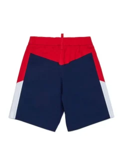 Kids/BOY DSQUARED KIDS DSQUARED2 KIDS Sports shorts with color-block design