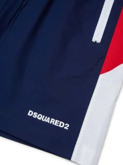 Kids/BOY DSQUARED KIDS DSQUARED2 KIDS Sports shorts with color-block design