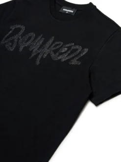 Kids/BOY DSQUARED KIDS DSQUARED2 KIDS T-shirt with glitter logo