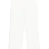 ELISABETTA FRANCHI crepe trousers with satin bands