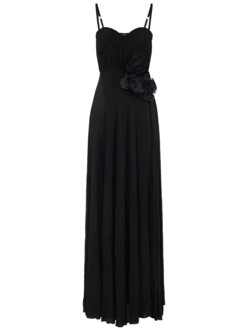 ELISABETTA FRANCHI dress with floral applications