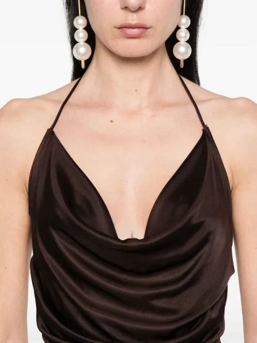 ELISABETTA FRANCHI Dress with open back