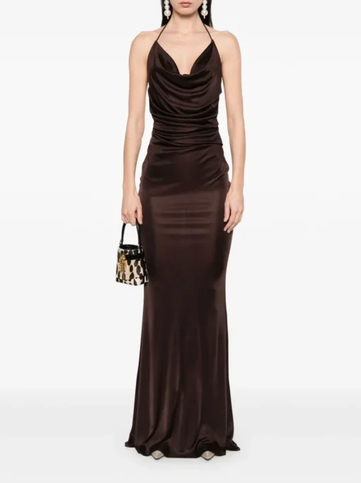 ELISABETTA FRANCHI Dress with open back