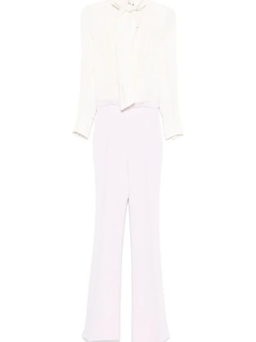 ELISABETTA FRANCHI One-piece georgette jumpsuit