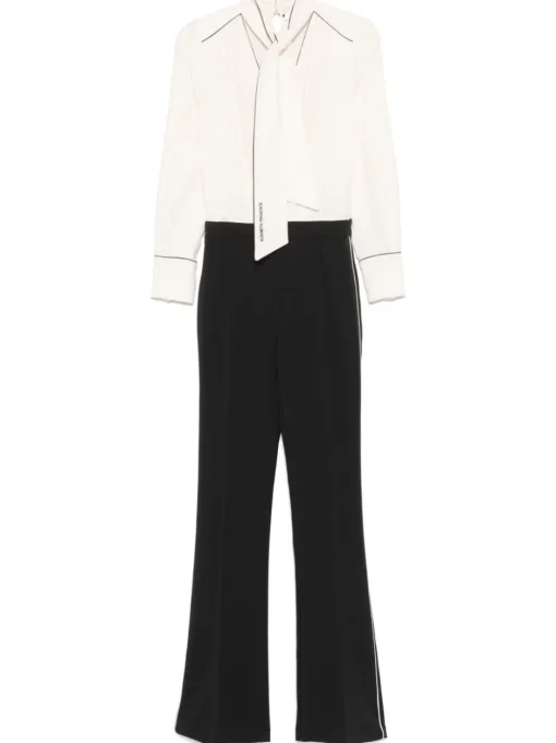 ELISABETTA FRANCHI One-piece georgette jumpsuit