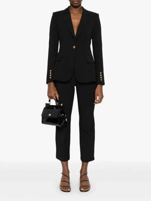 ELISABETTA FRANCHI Single-breasted crepe suit