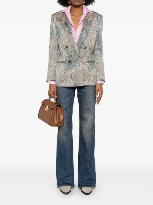 ETRO Blazer with jacquard paisley motif
