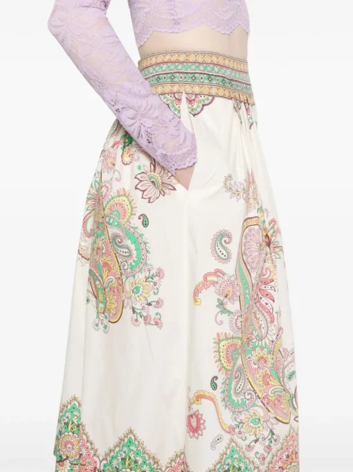 ETRO Midi skirt with print