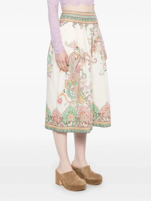 ETRO Midi skirt with print