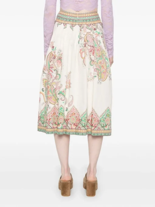 ETRO Midi skirt with print